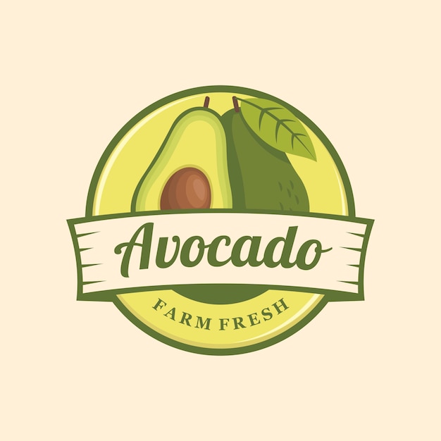 Avocado logo emblem