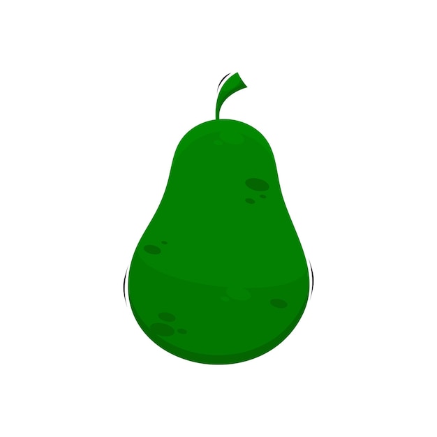 avocado mascot character cartoo design