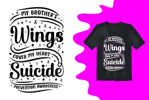 Awareness month suicide awareness t shirt design