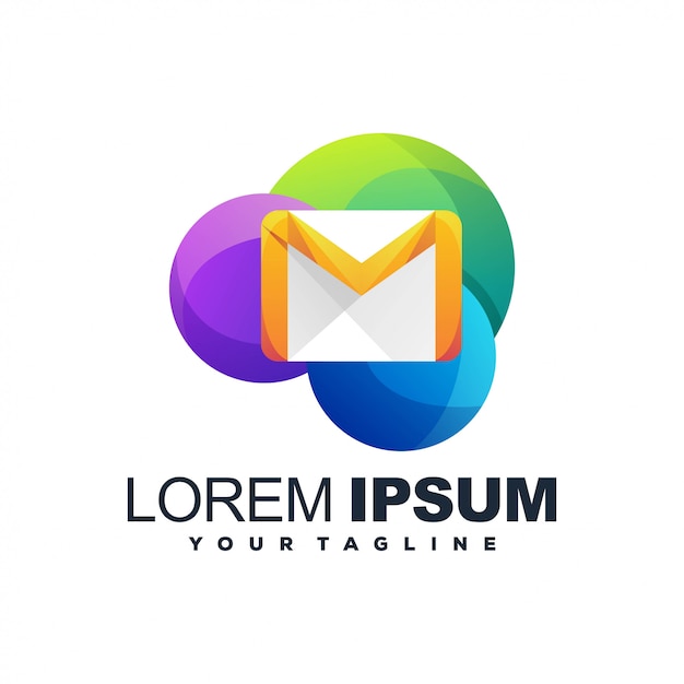 Awesome email color logo