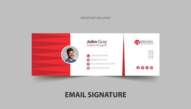 Awesome Email Signature Template Design