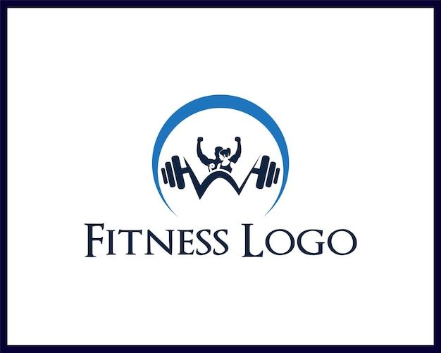 Awesome Fitness logo design template with premium quality