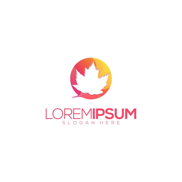 Awesome Maple Leaf   Logo  