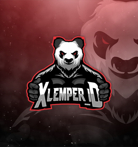 Awesome Panda logo For esport 