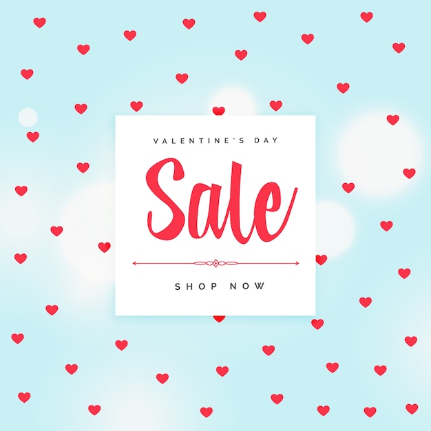 Awesome pink valentine's day sale background