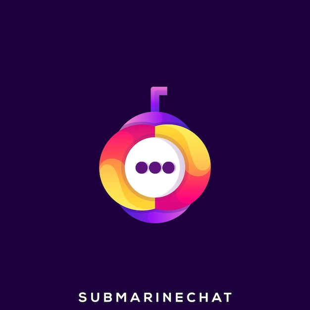 Awesome Submarine Chat Icon   Logo