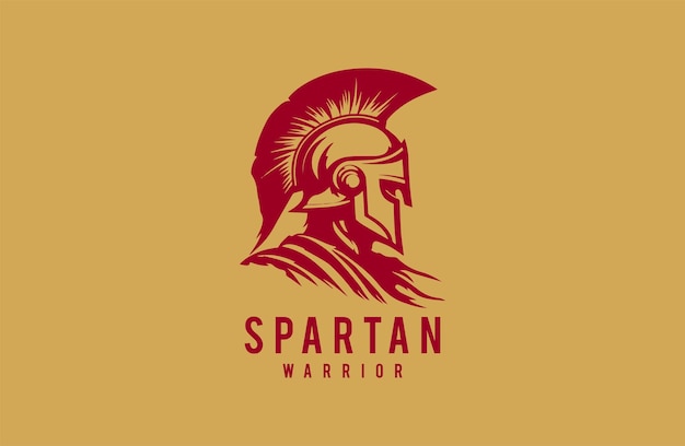 Awesome vector spartan logo design luxury premium