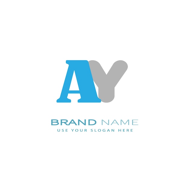 AY562 letter AY logo design