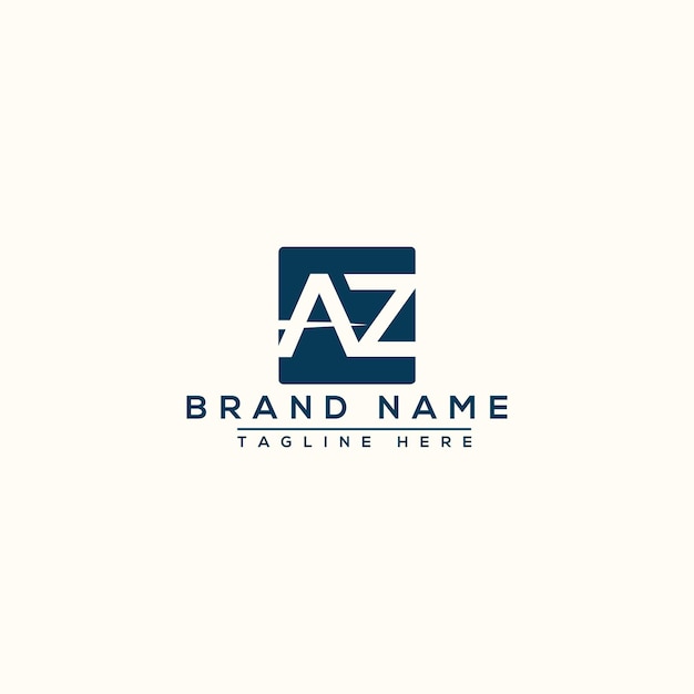 AZ Logo Design Template Vector Graphic Branding Element