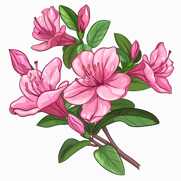 Azalea flowers