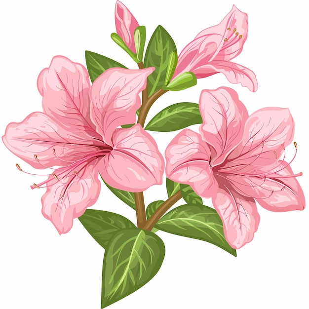 Azalea flowers