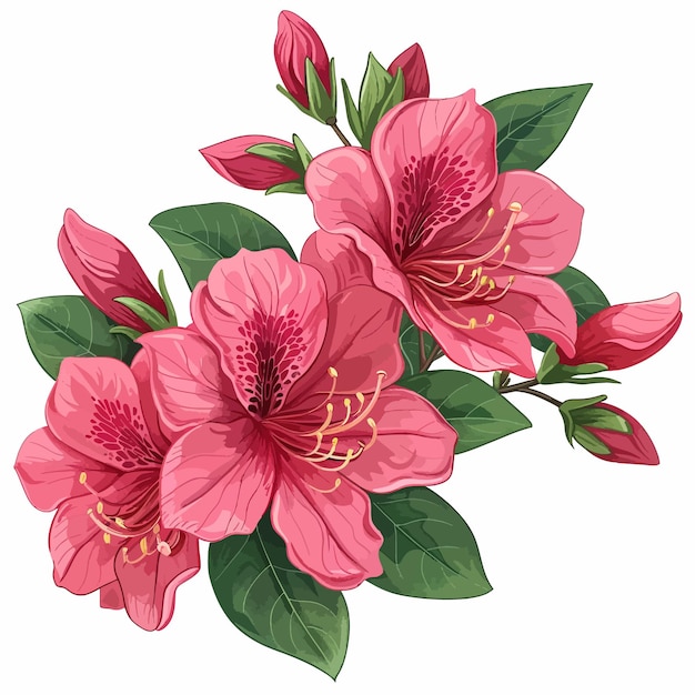 Azalea flowers