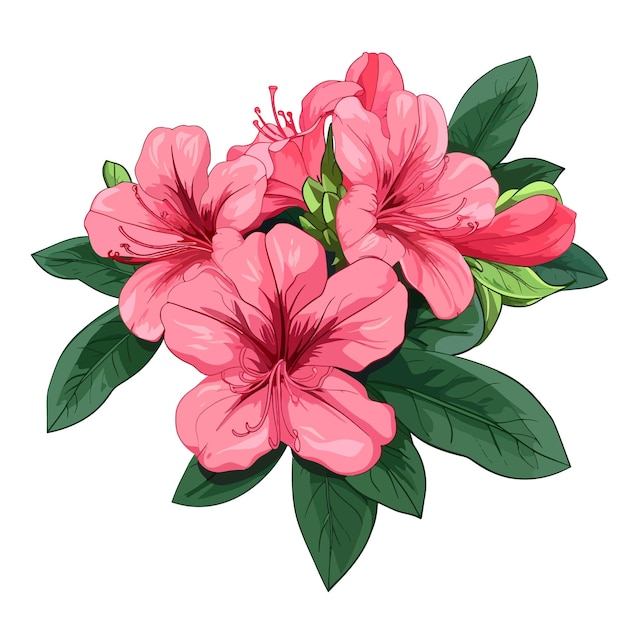 Azalea flowers