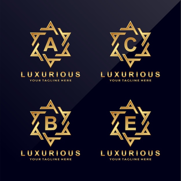 A, B, C, E Luxury logo