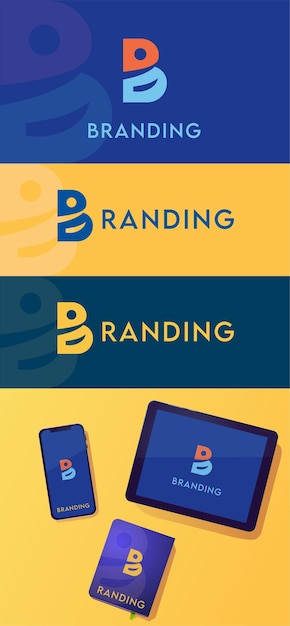 Vector b letter brand2