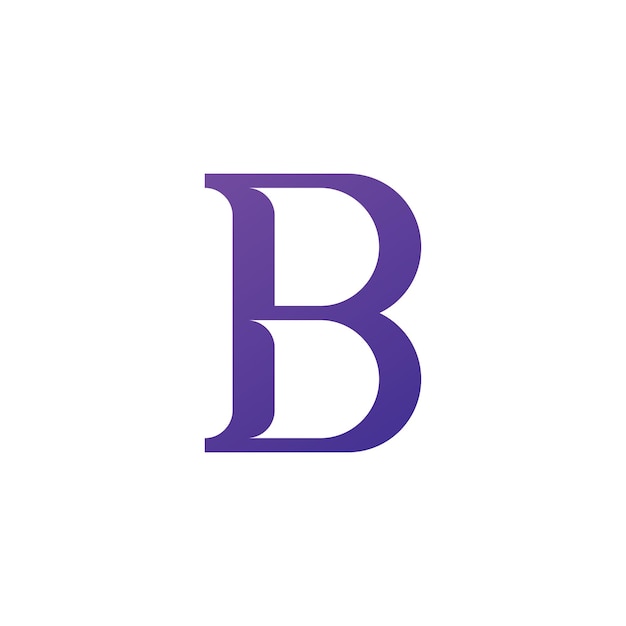 B letter Initial Logo design Template