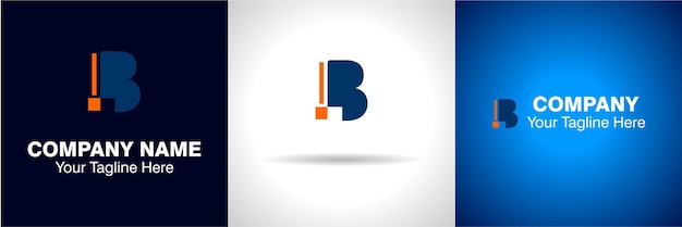 Vector b letter logo and b alphabet logo