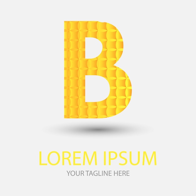 B Letter Logo Design Template