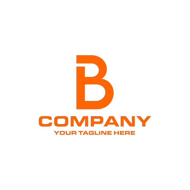 B letter simple logo