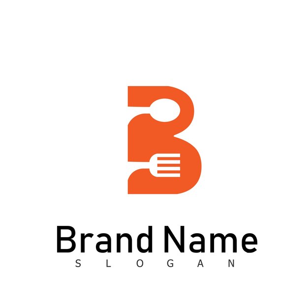 B logo creative design vector business