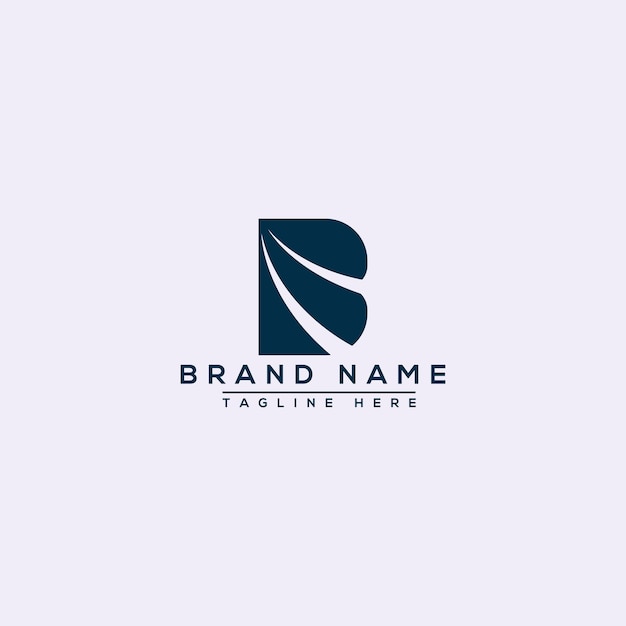 Vector b logo design template vector graphic branding element