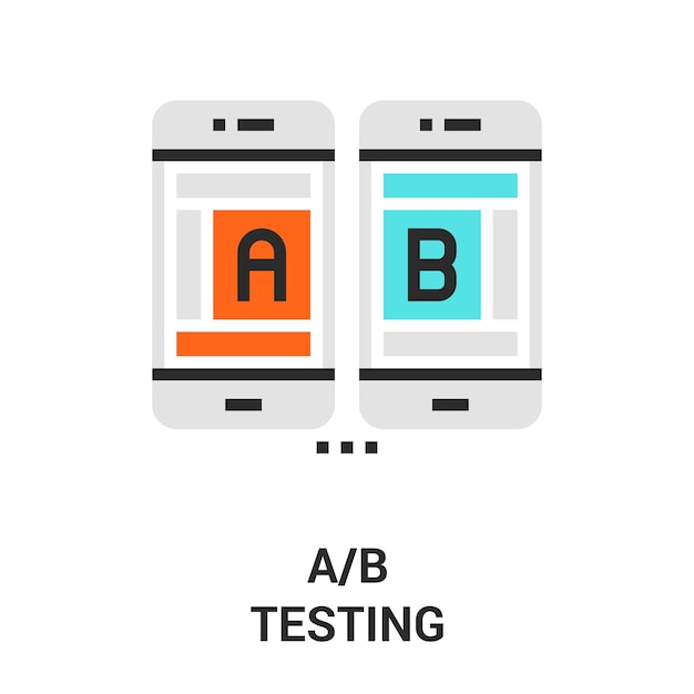 A b testing icon