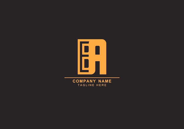 BA or AB minimal logo