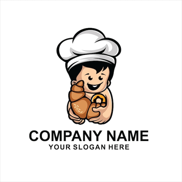 baby bakery logo vector