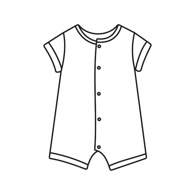 Baby clothes illustration