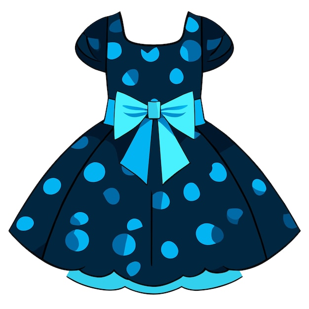 Baby dress vector illustration