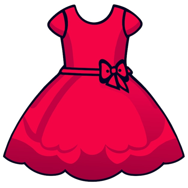 Baby dress vector illustration