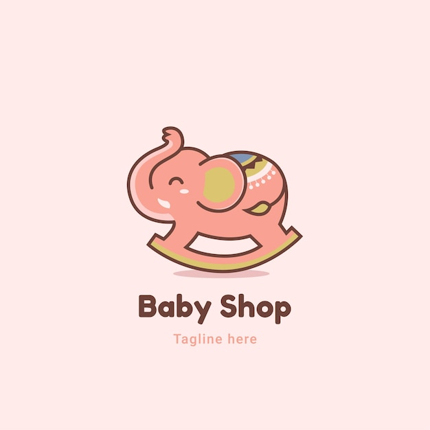 Baby elephant logo