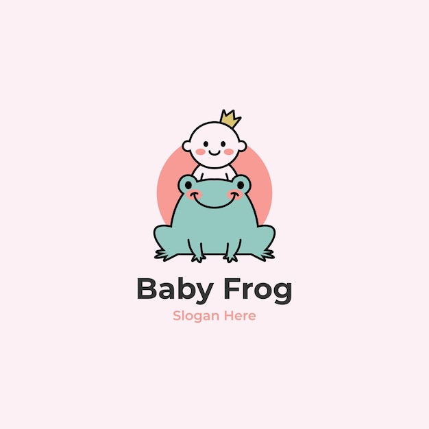 Baby Frog logo, baby store and baby shop