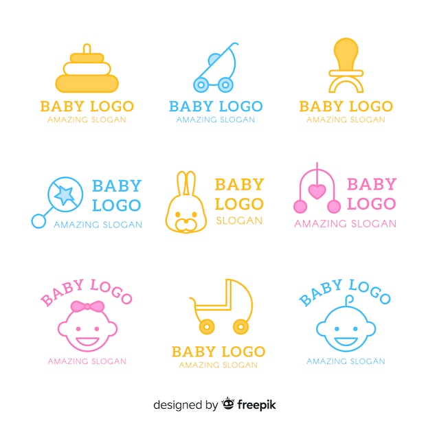 Baby logo collection