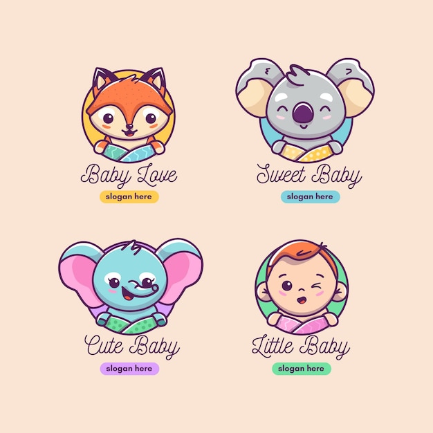 Baby logo collection