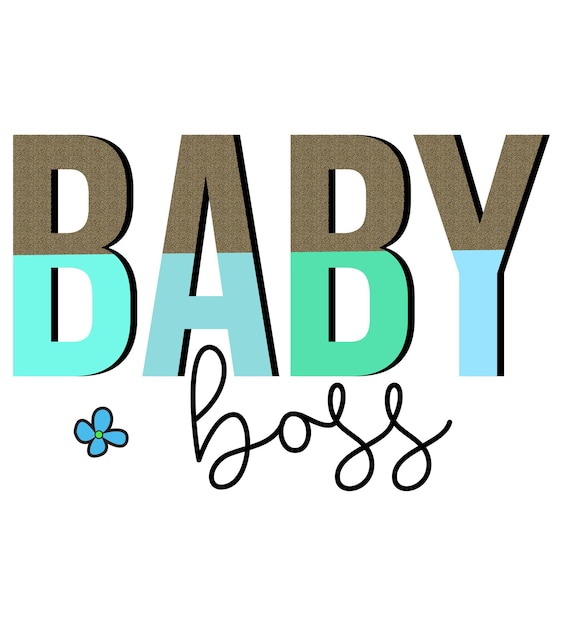 Baby Retro T shirt Design