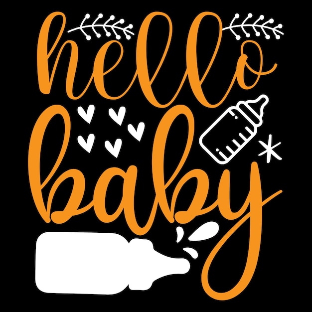 Baby sayings SVG and Tshirt Design Vector editable file for download