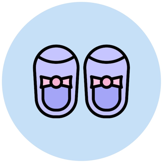 Vector baby shoes icon vector image can be used for maternity