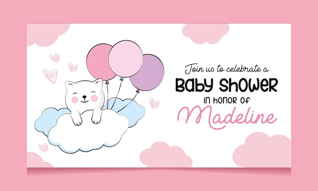 Baby shower banner