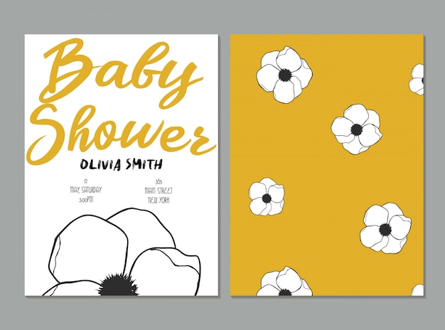 Baby shower card