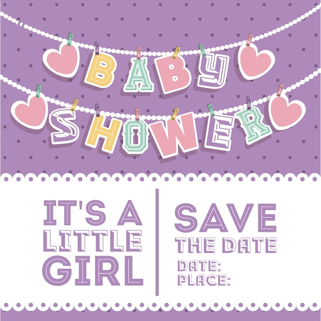 Baby shower design 