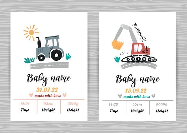 Baby shower invitation templates with cars