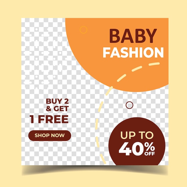 baby special sale offer banner post