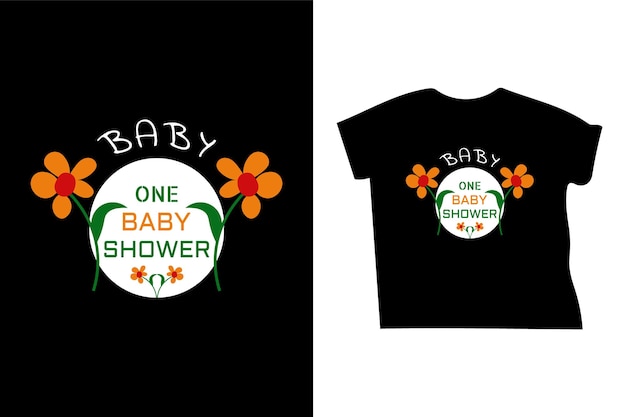 baby t shirt design t shirt template illustration