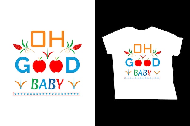 baby t shirt design t shirt template illustration