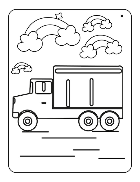 Baby toy illustration art Baby toy coloring page design easy coloring page for kids coloring page