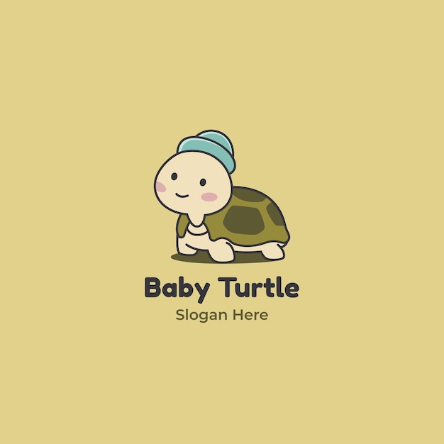 baby turtle logo template, baby store and baby shop