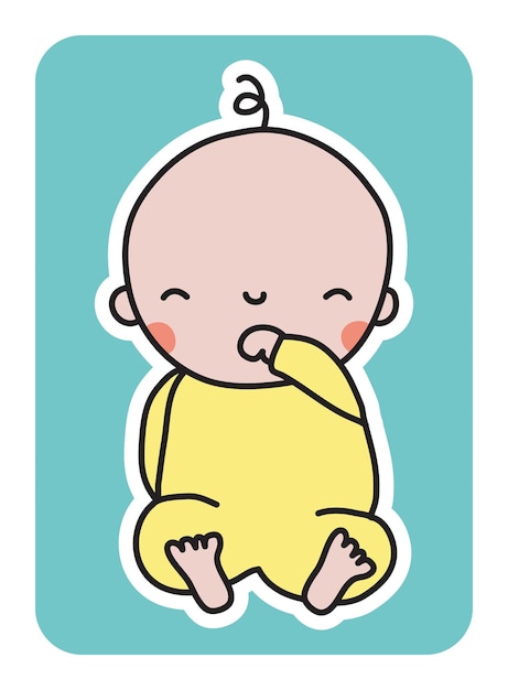 Baby vector illustration