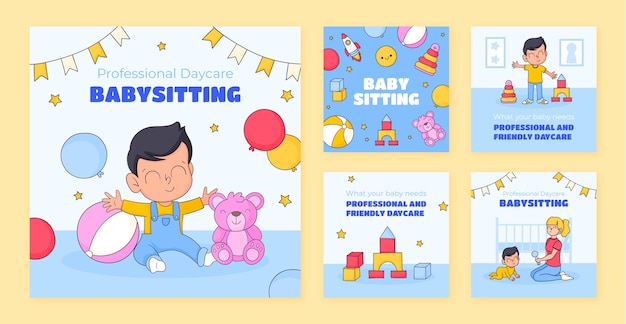 Babysitting template design