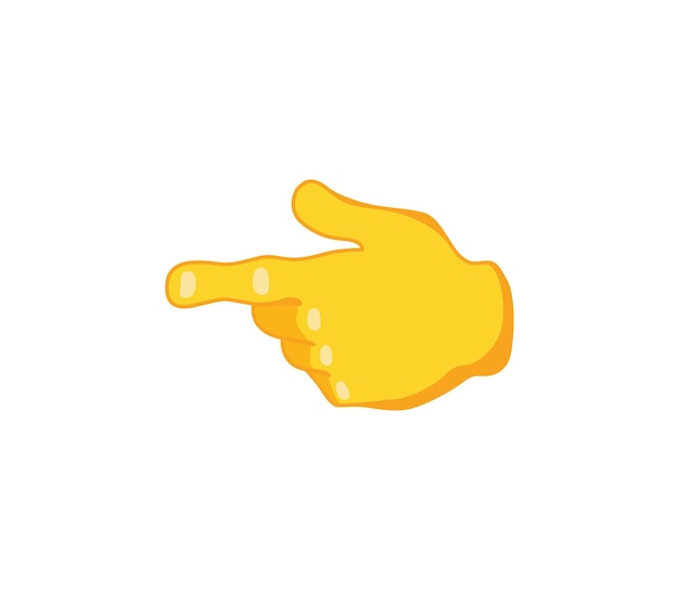 Back Hand Index Left Emoji Icon Illustration Sign Human Gesture Emoticon